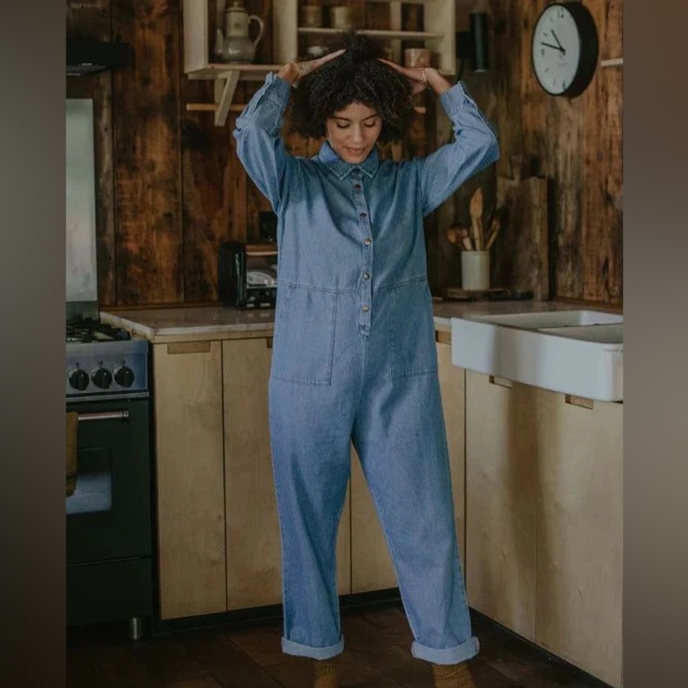 The Denim Boiler Suit - The Simple Folk Jumpsuit